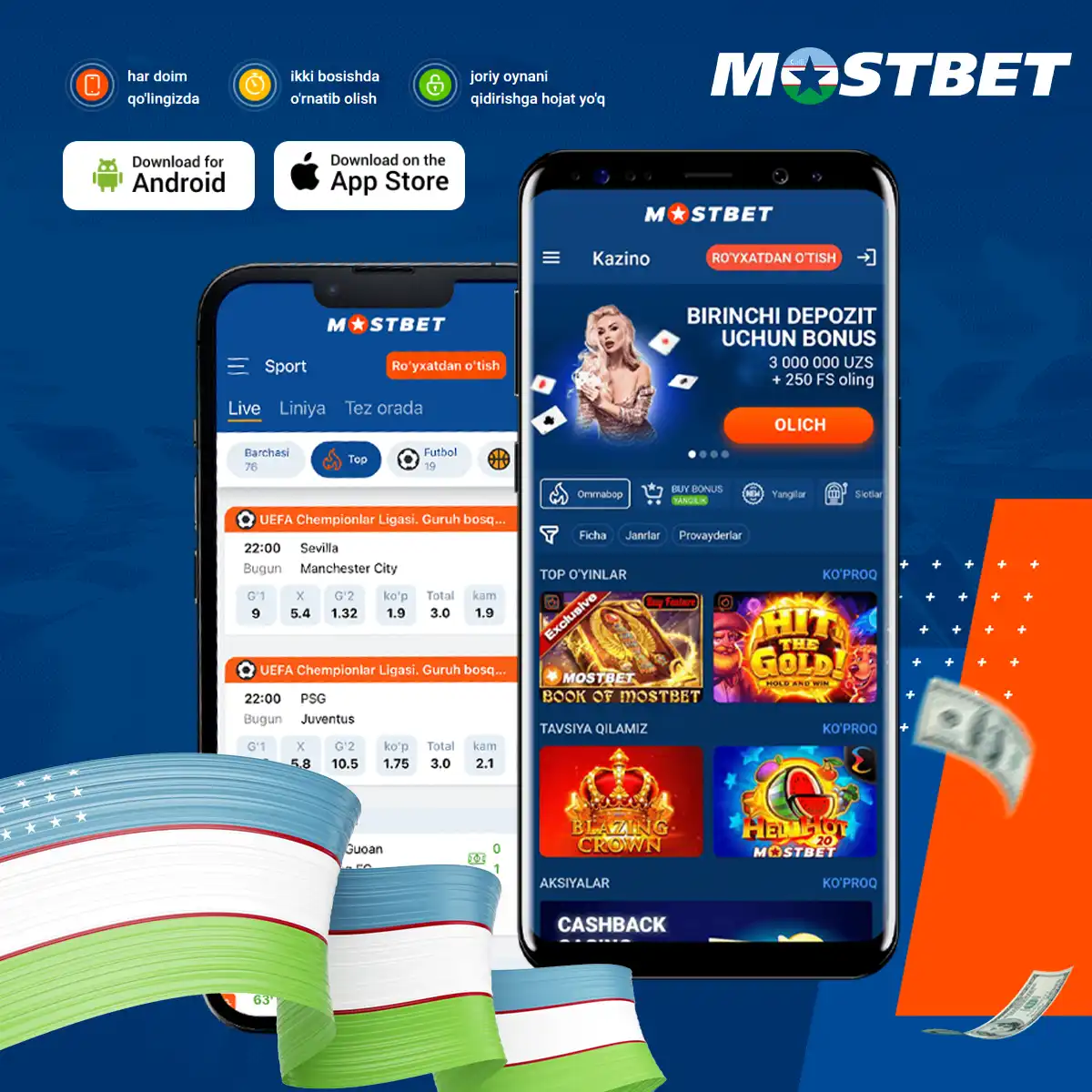 Review of the Mostbet mobile app in Uzbekistan