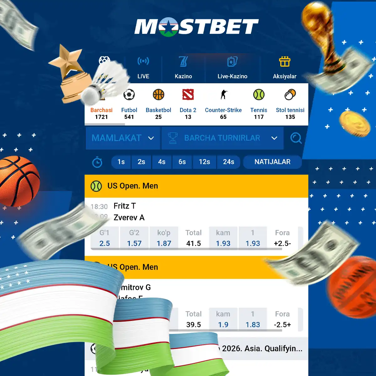 How to bet on Mostbet Uzbekistan?