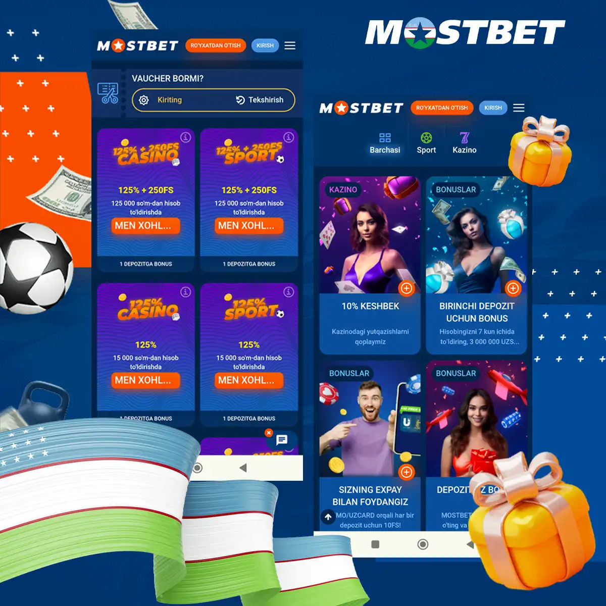 Mostbet bonuses for football players in Uzbekistan