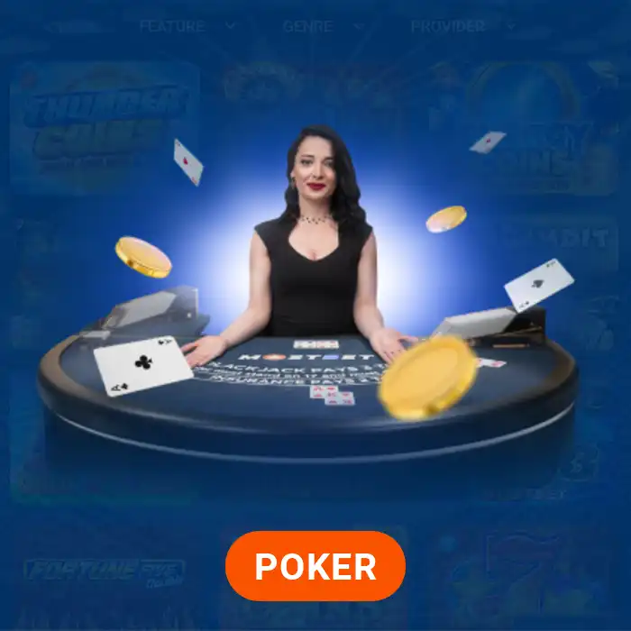 Mostbet has a vast selection of poker games