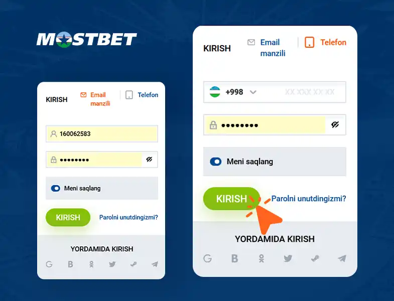 Fill in the required fields and click on the 'Log In' button - Step 3