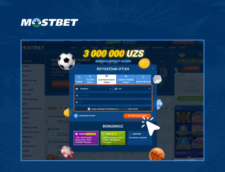 Complete the form and click on the 'Sign Up' button - Step 3